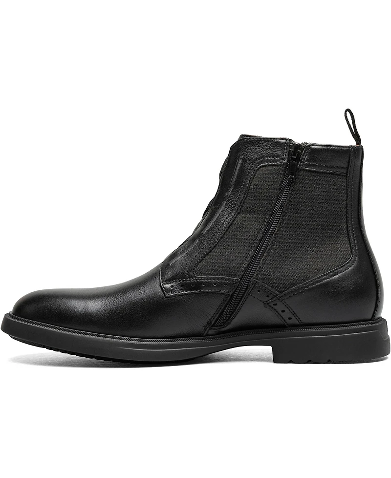 Stacy Adams Men's Thompson Elastic Lace Round Toe Boots