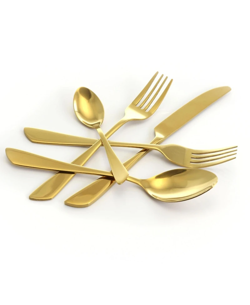 MegaChef Gibbous 20 Piece Flatware Utensil Set