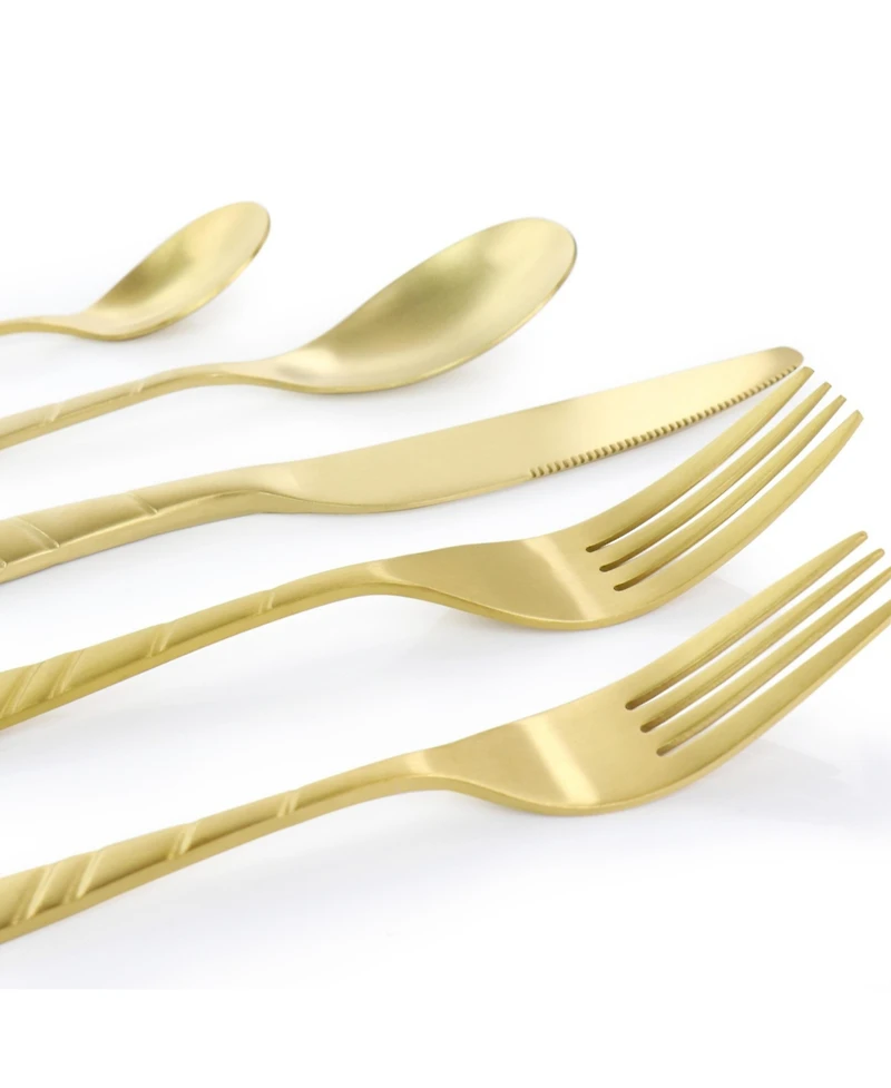 Megachef Stainless Steel 20-Piece Flatware Utensil Set