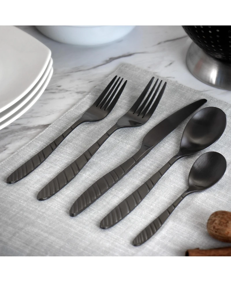 Megachef La Vague 20 Piece Flatware Utensil Set