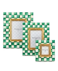 Mackenzie-Childs Emerald Check 2.5" x 3" Frame