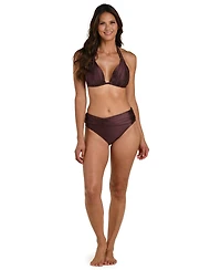 La Blanca Women's Earth Goddess Halter Bikini Top