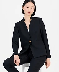 Tahari Asl Women's Notched One-Button Pantsuit