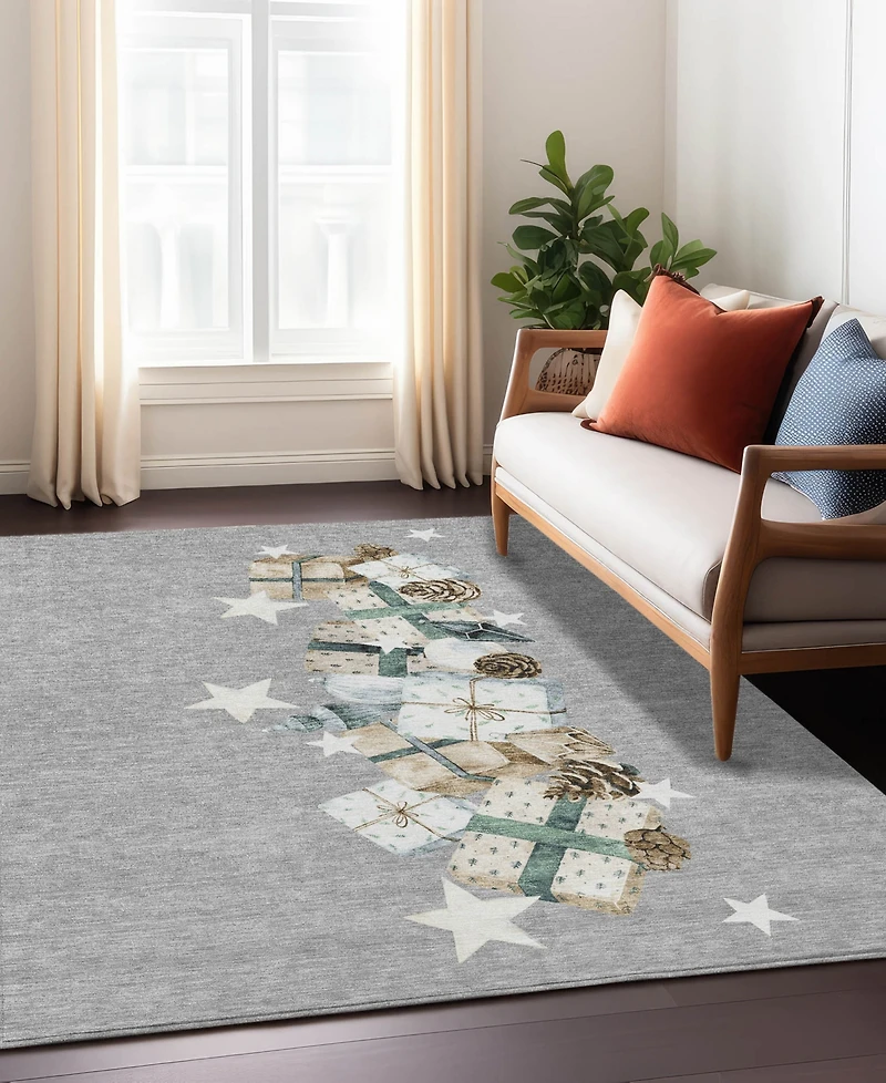 Addison Holiday Washable Indoor/Outdoor ACN1825 5'x7'6" Area Rug