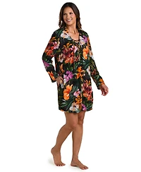 La Blanca Women's Tropical Hideaway Lace Front Cover Up