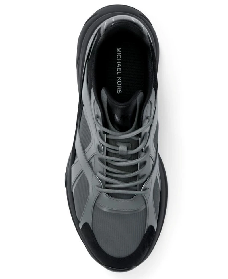 Michael Kors Men's Leo Mixed-Media Trainer Shoes