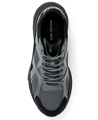 Michael Kors Men's Leo Mixed-Media Trainer Shoes