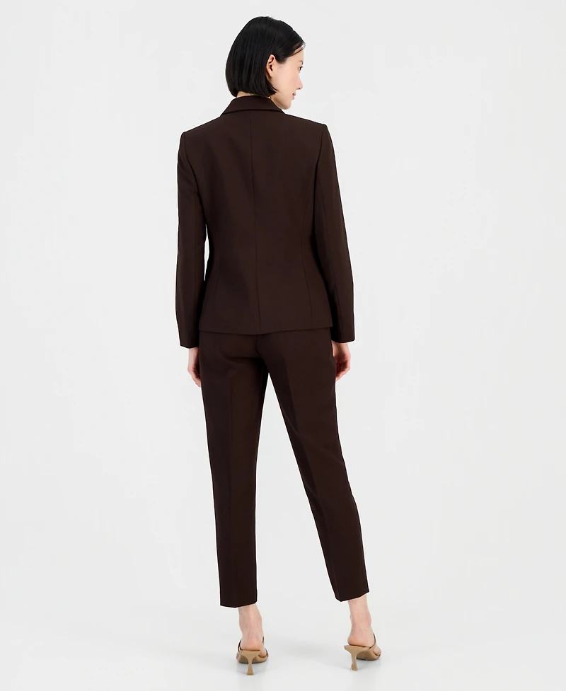 Tahari Asl Women's One-Button Pantsuit Set