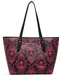 Betsey Johnson Leopard Embroidered Patch Tote