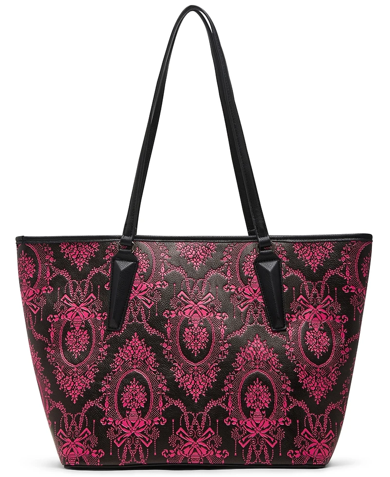 Betsey Johnson Leopard Embroidered Patch Tote