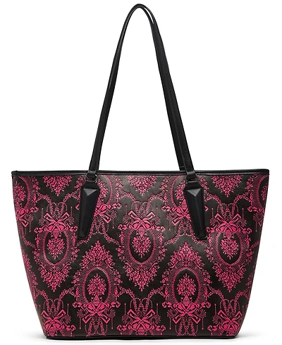 Betsey Johnson Leopard Embroidered Patch Tote