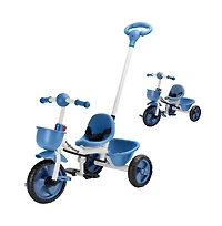 Artudatech Baby Push Trike Toddler Tricycle Boys and Girls Kids Tricycle with Push Handle