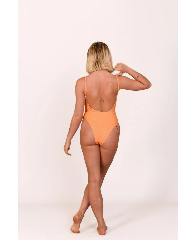 Oosc Women's Tangerine Squeeze Swim Suit