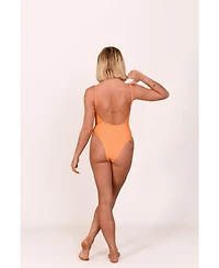 Oosc Women's Tangerine Squeeze Swim Suit