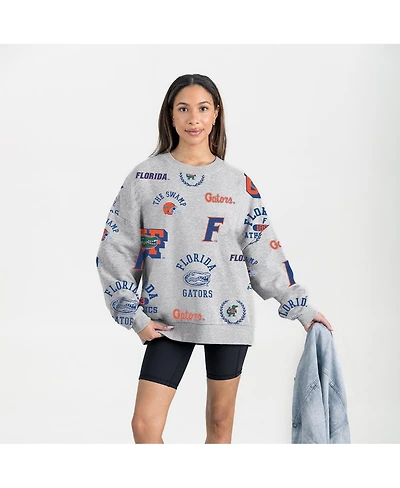 Gameday Couture Women's Gray Florida Gators Always on Repeat Fleece Sweatshirt