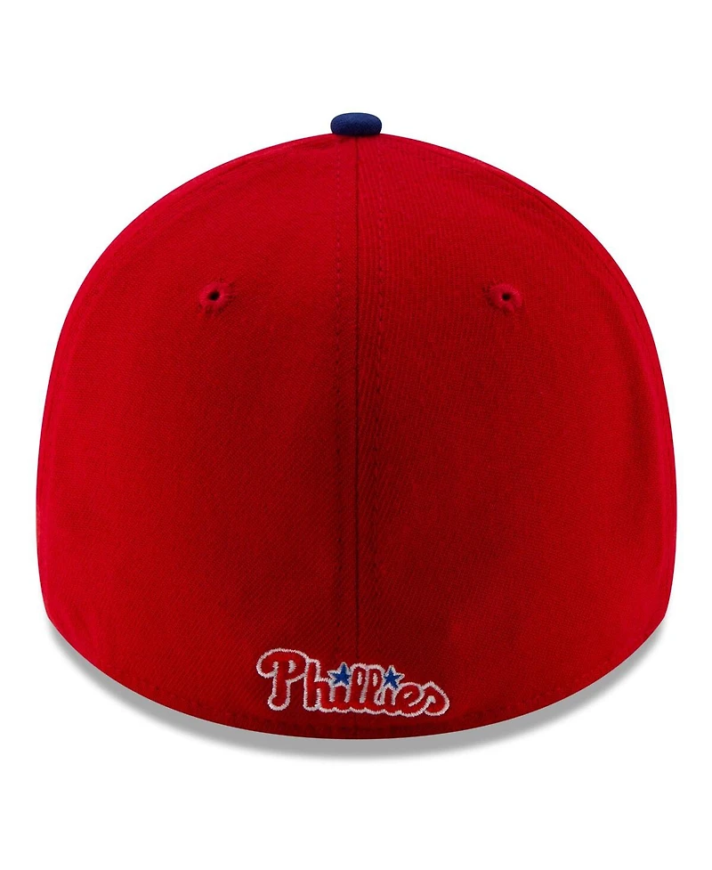 New Era Men's Red Philadelphia Phillies 2025 Mlb Postseason Side Patch 39THIRTY Flex Hat