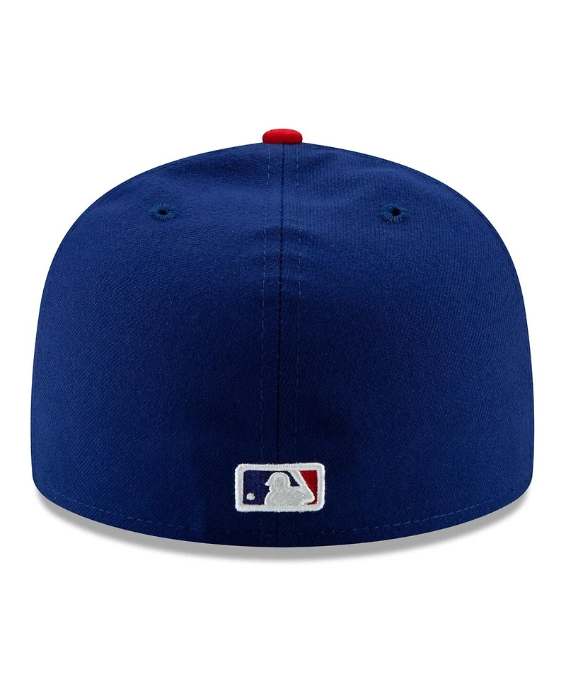 New Era Men's Royal/Red Philadelphia Phillies 2025 Mlb Postseason Side Patch 59FIFTY Fitted Hat