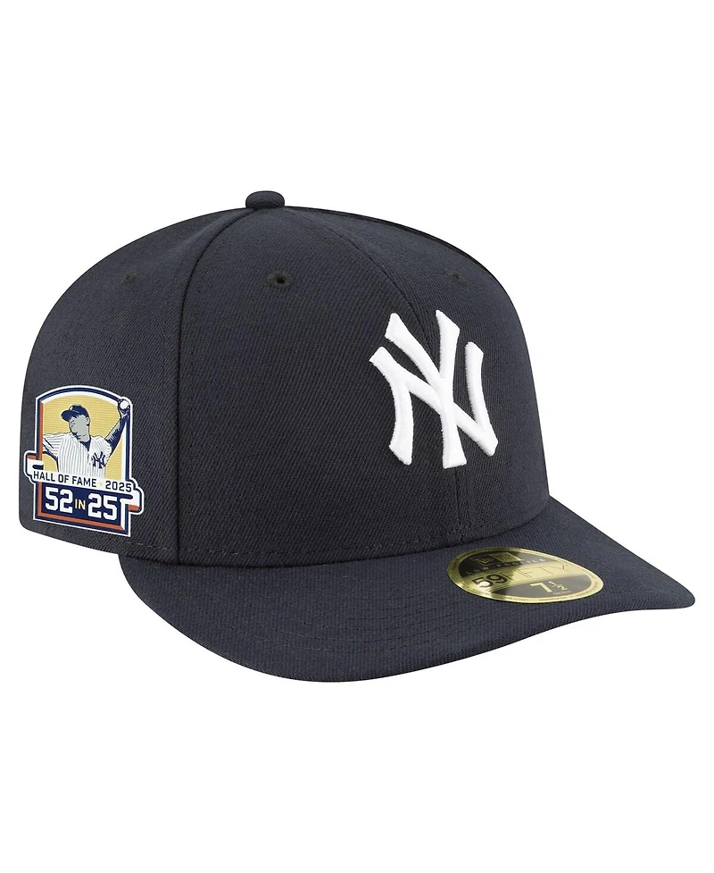 New Era Men's Cc Sabathia Navy York Yankees 2025 National Baseball Hall of Fame 59FIFTY Low Profile Fitted Hat