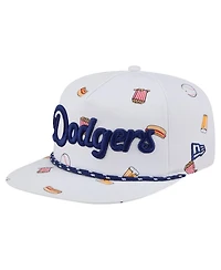 New Era Men's White Los Angeles Dodgers Team Cheer Rope 19TWENTY Adjustable Hat