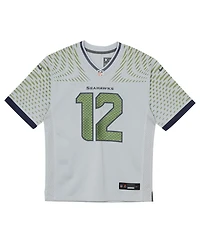 Nike Preschool 12s Wolf Gray 2025 Rivalries Collection Game Jersey