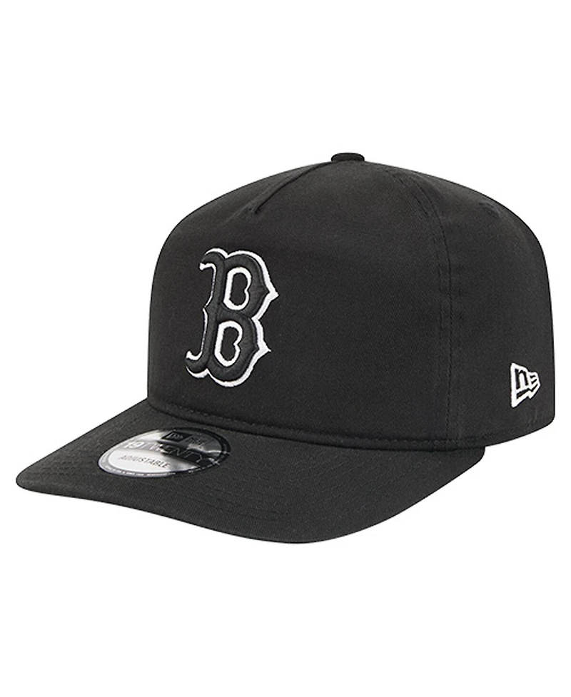 New Era Men's Black/White Boston Red Sox 19TWENTY Adjustable Hat