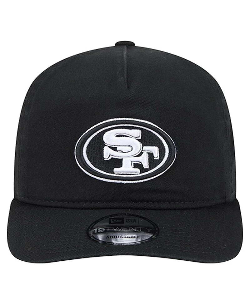 New Era Men's Black/White San Francisco 49ers 19TWENTY Adjustable Hat