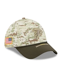 New Era Men's Camo/Dark Green Atlanta Falcons 2025 Salute to Service 39THIRTY Flex Hat