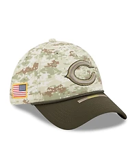 New Era Men's Camo/Dark Green/Dark Green Chicago Bears 2025 Salute to Service 39THIRTY Flex Hat