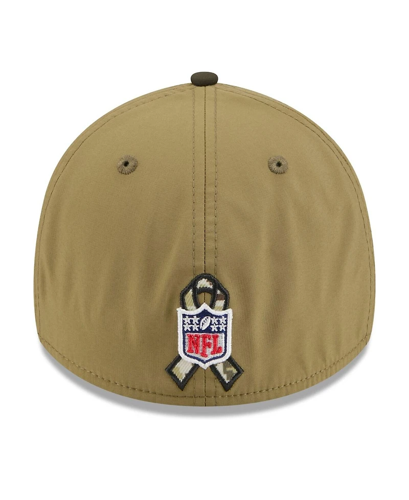 New Era Men's Green/Dark Green Minnesota Vikings 2025 Salute to Service 39THIRTY Flex Hat