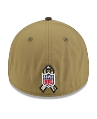 New Era Men's Green/Dark Green Minnesota Vikings 2025 Salute to Service 39THIRTY Flex Hat