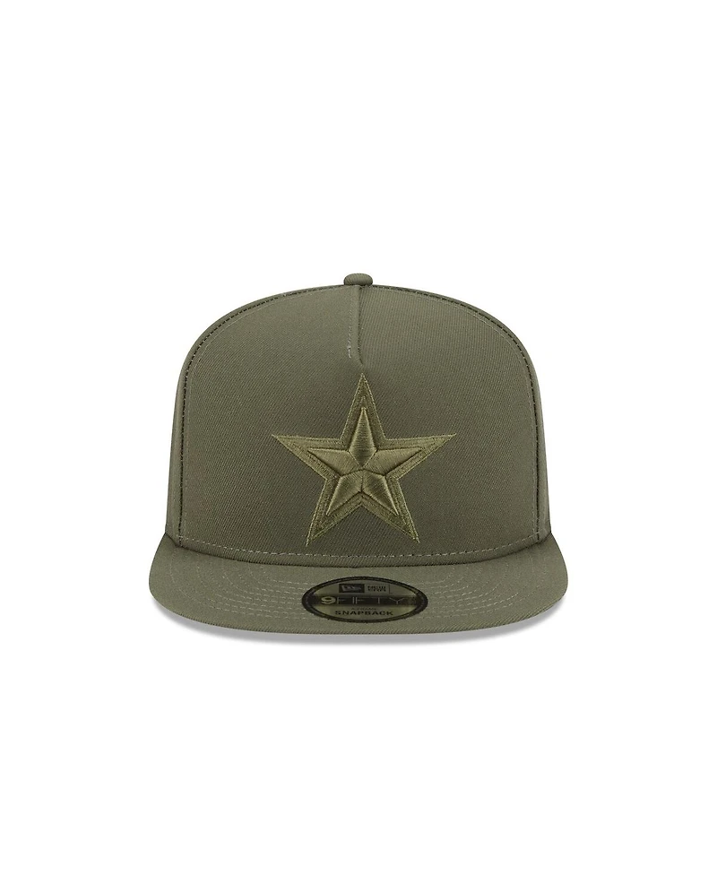 New Era Big Boys and Girls Olive Dallas Cowboys Color Pack A-Frame 9FIFTY Hat