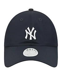 New Era Women's Navy New York Yankees Team Pony Tail 9FORTY Flex Hat