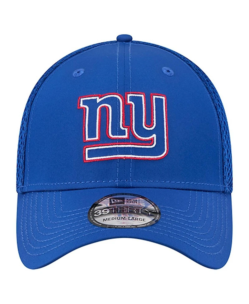 New Era Men's Royal New York Giants Outline 39THIRTY Flex Hat