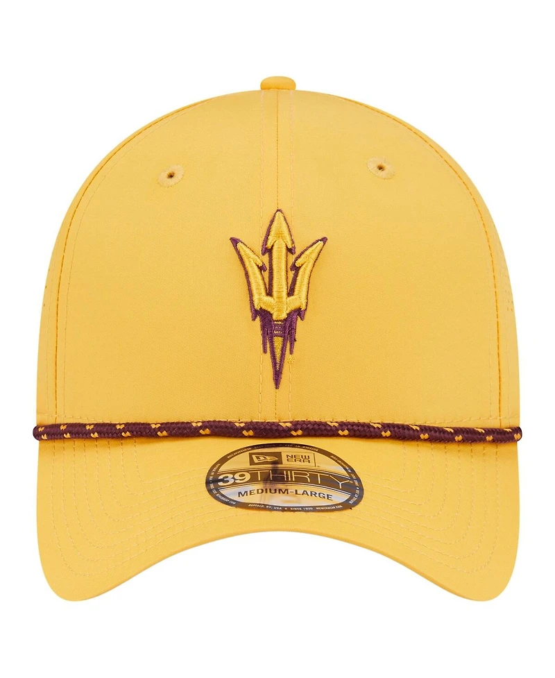 New Era Men's Gold Arizona State Sun Devils Rope 39THIRTY Flex Hat