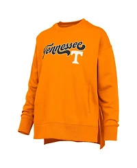 Pressbox Women's Tennessee Orange Tennessee Volunteers Bonanza Chenille Harper Script Sweatshirt