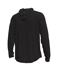 Under Armour Men's Black Wisconsin Badgers Sideline Knockout Long-Sleeve Hooded T-Shirt