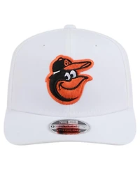 New Era Men's White Baltimore Orioles Coolera 9SEVENTY Adjustable Hat