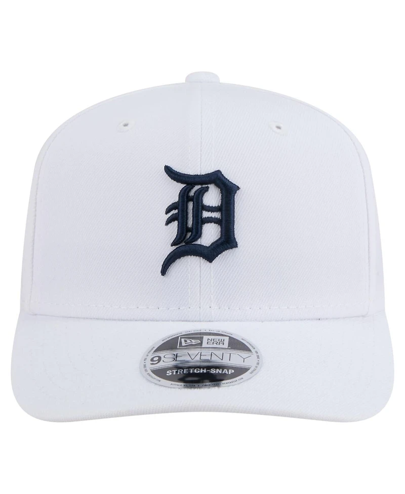 New Era Men's White Detroit Tigers Coolera 9SEVENTY Adjustable Hat