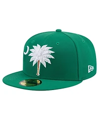 New Era Men's Green Myrtle Beach Pelicans Theme Nights 59FIFTY Fitted Hat