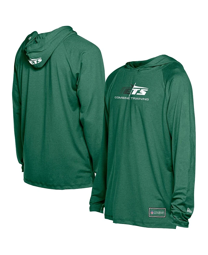 New Era Men's Green York Jets Functional Fandom Hoodie