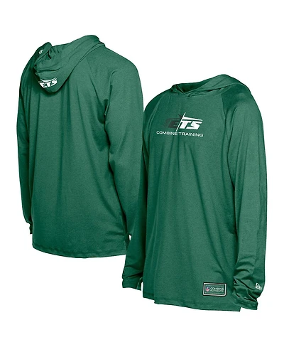 New Era Men's Green York Jets Functional Fandom Hoodie