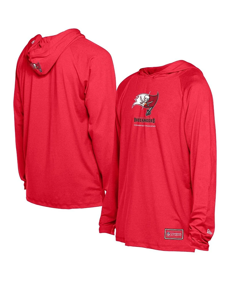 New Era Men's Red Tampa Bay Buccaneers Functional Fandom Hoodie