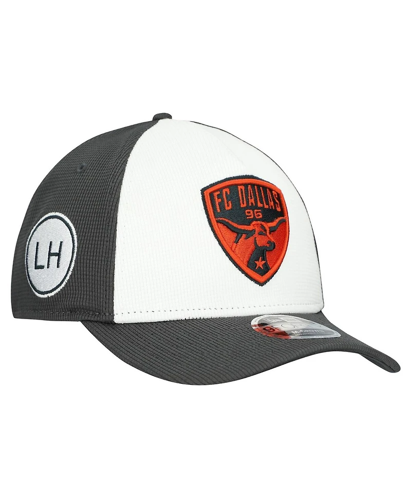 New Era Men's White Fc Dallas 2025 Jersey Hook 9FORTY M-Crown Adjustable Hat
