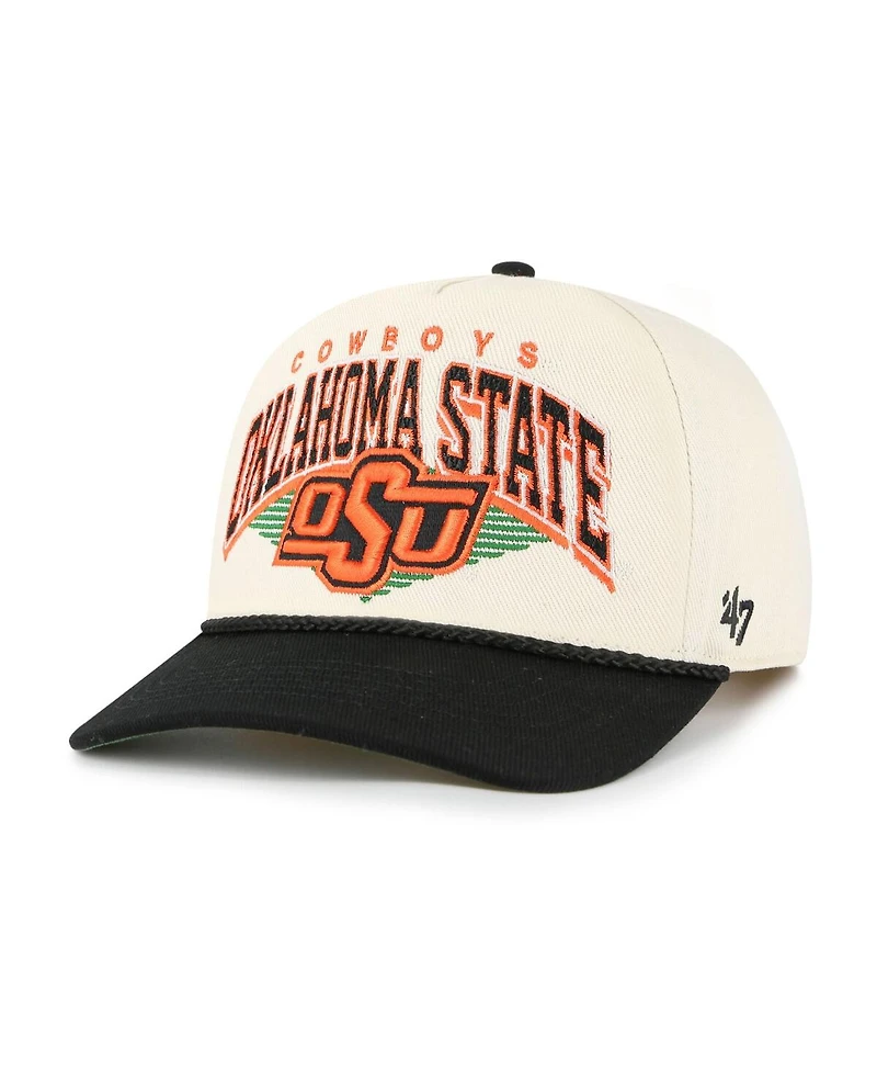 '47 Brand Men's Natural Oklahoma State Cowboys Pomona Two-Tone Rope Hitch Adjustable Hat