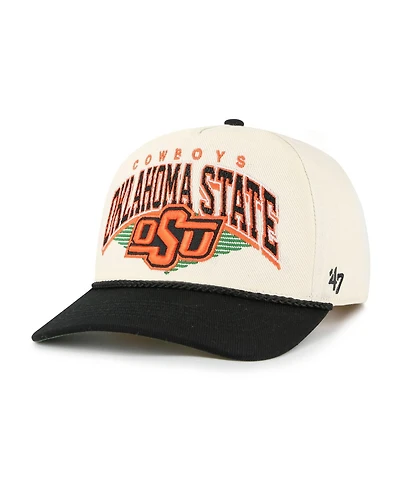 '47 Brand Men's Natural Oklahoma State Cowboys Pomona Two-Tone Rope Hitch Adjustable Hat