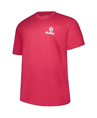 Fanatics Men's Crimson Oklahoma Sooners Big Tall Ideal Faded T-Shirt