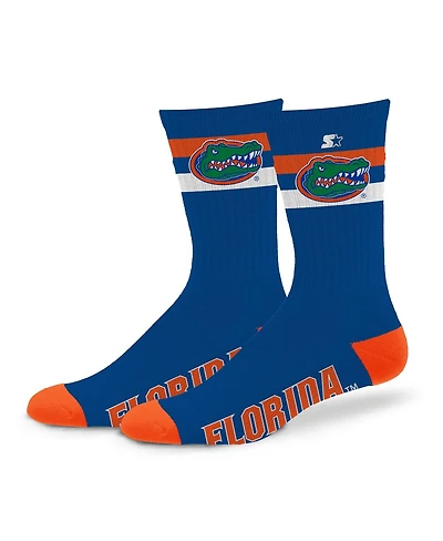 Starter Men's and Women's Florida Gators Team Color Two-Stripe Crew Socks