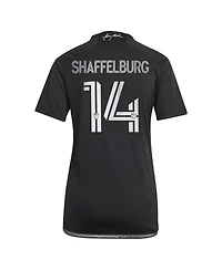 Adidas Women's Jacob Shaffelburg Black Nashville Sc 2024 Man Kit Replica Player Jersey