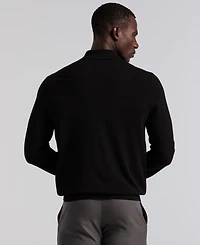 Perry Ellis Men's Long Sleeve Polo Shirt