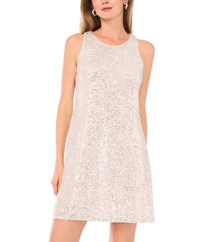 Vince Camuto Women's Sleeveless Crewneck Dress